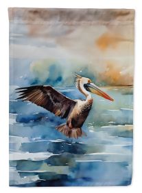 Pelican Garden Flag Mailbox Flag Decorative Yard Flag Banner Outside Patio Artwork Yard Flower Beds, Garden Size, Multicolor