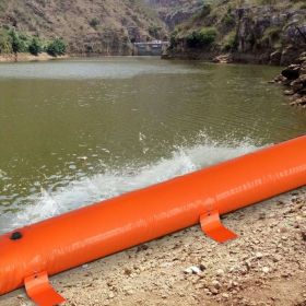 Sandbag Alternative, Water Barrier for Flooding with Great Waterproof Effect, 12 ft x 20 in x 12 in Flood Bags(orange)
