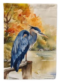 Blue Heron Garden Flag Mailbox Flag Decorative Yard Flag Banner Outside Patio Artwork Yard Flower Beds, Garden Size, Multicolor (Default: Default)